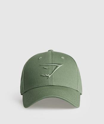 Accessories Klobouky Gymshark Sharkhead Cap Zelene | CZ 2092SGL